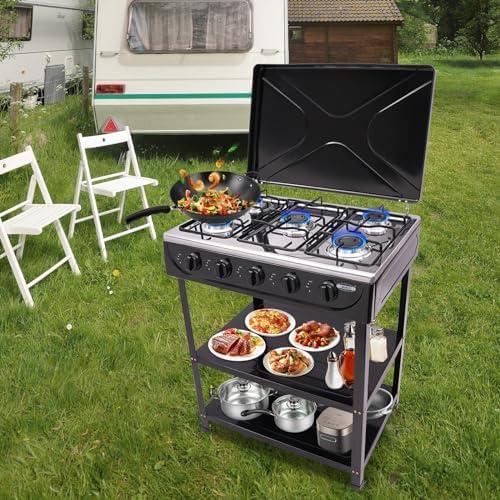 Our Ultimate Outdoor Cooking Companion: A 5-Burner Marvel