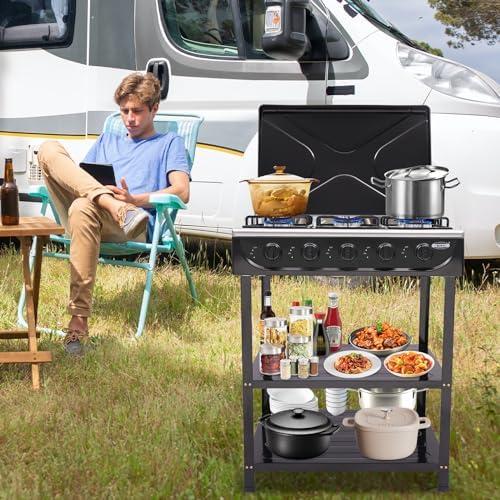 Our Ultimate Outdoor Cooking Companion: ​A​ 5-Burner Marvel