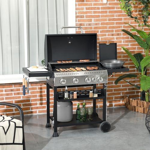 Firing Up ​Fun: Our Take on the Outsunny 4 ⁣Burner Grill