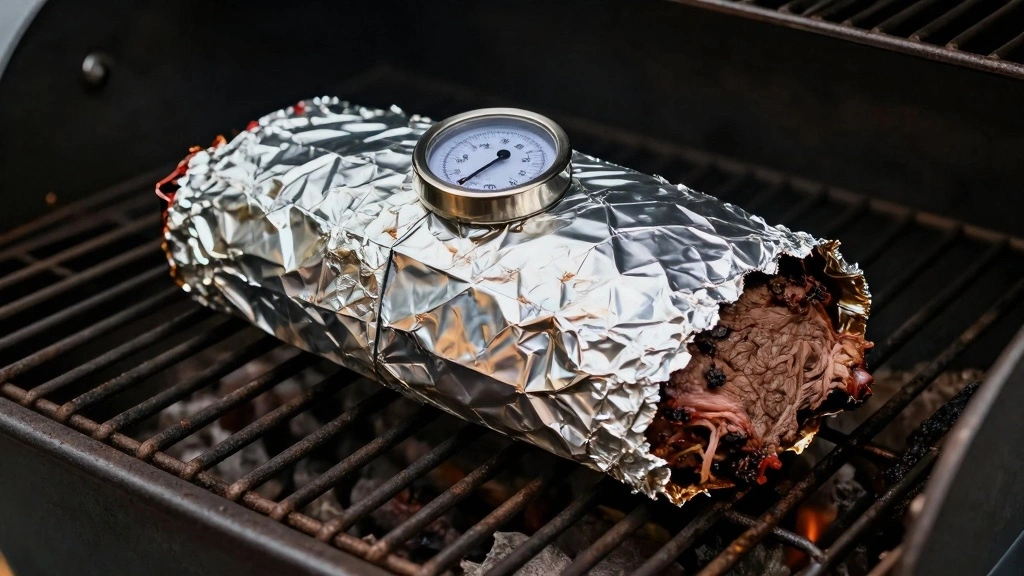 How to Make Authentic Texas BBQ Brisket: A Smoky, Tender Delight - Step 6: Wrap the Brisket 1