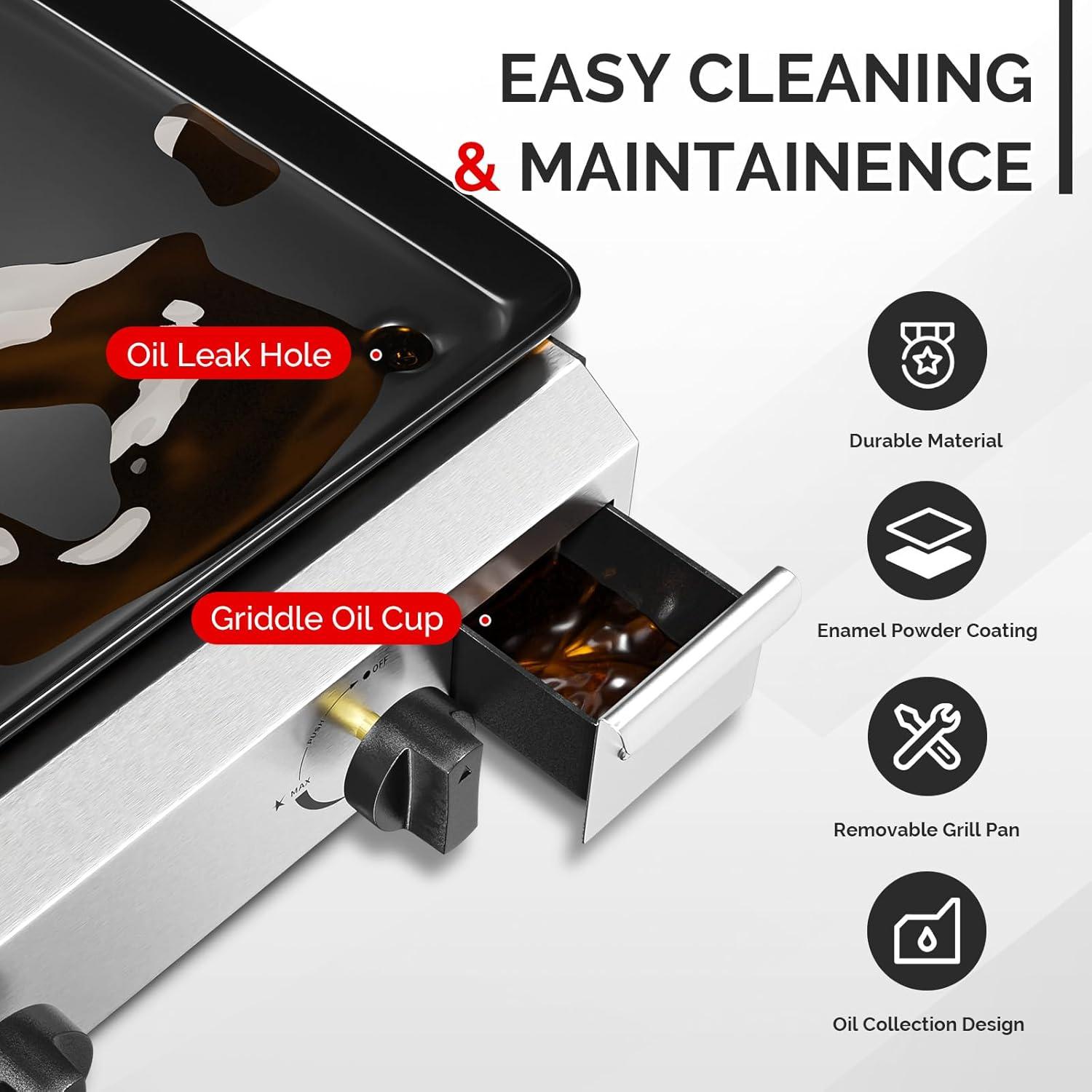 Sizzle in Style: Our Take on‌ the ROVSUN Griddle