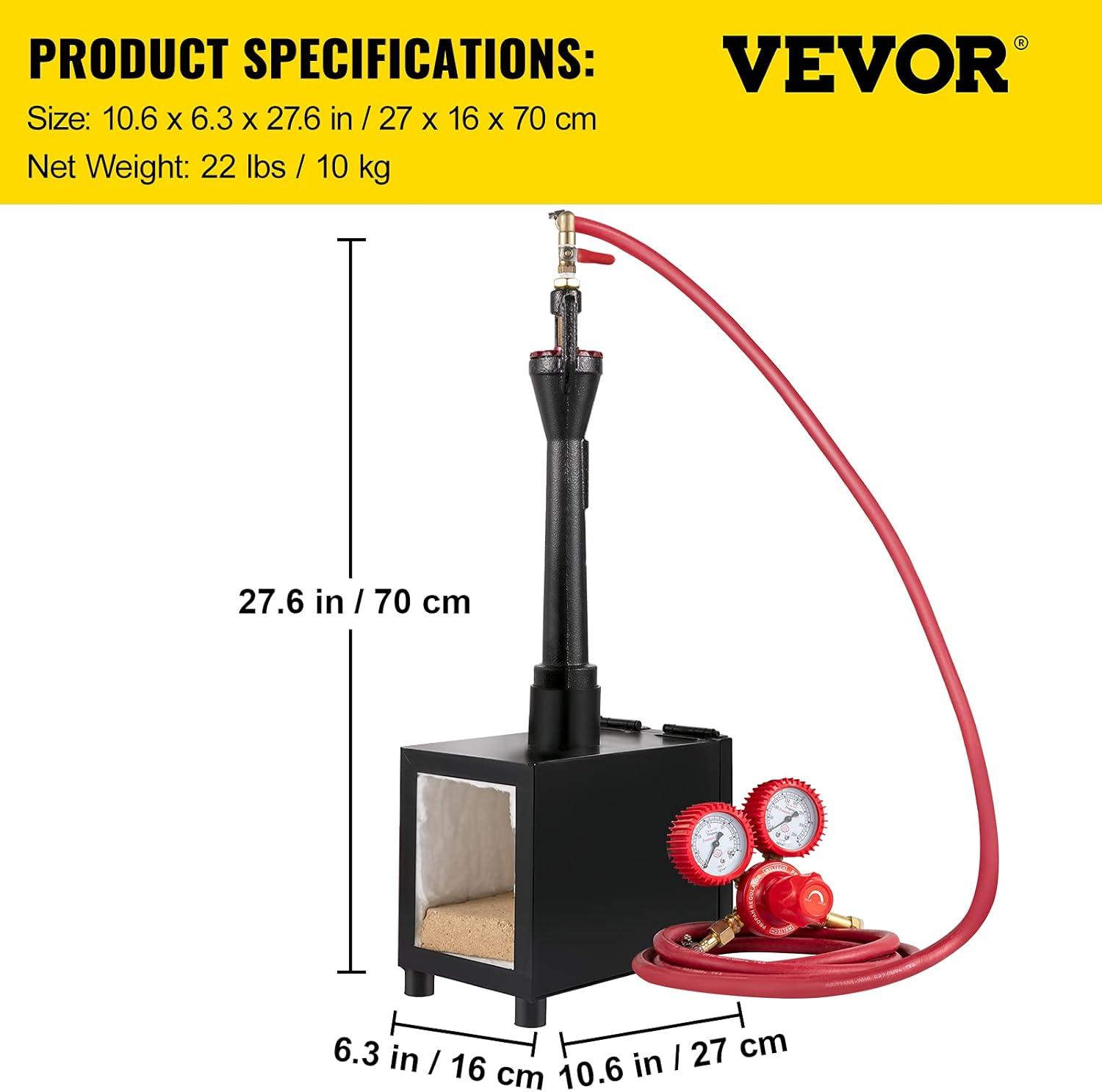 Unleash Your Inner Blacksmith with the VEVOR Propane Forge!