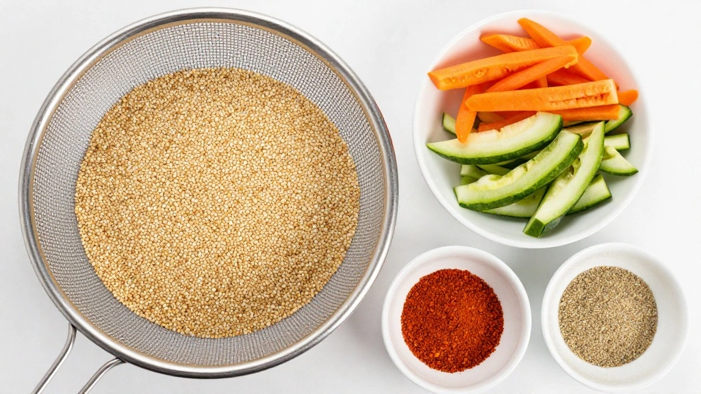 Quick and Easy BBQ Quinoa Salad: A Healthy and Flavorful Side - Step 1: Prepare Ingredients 1