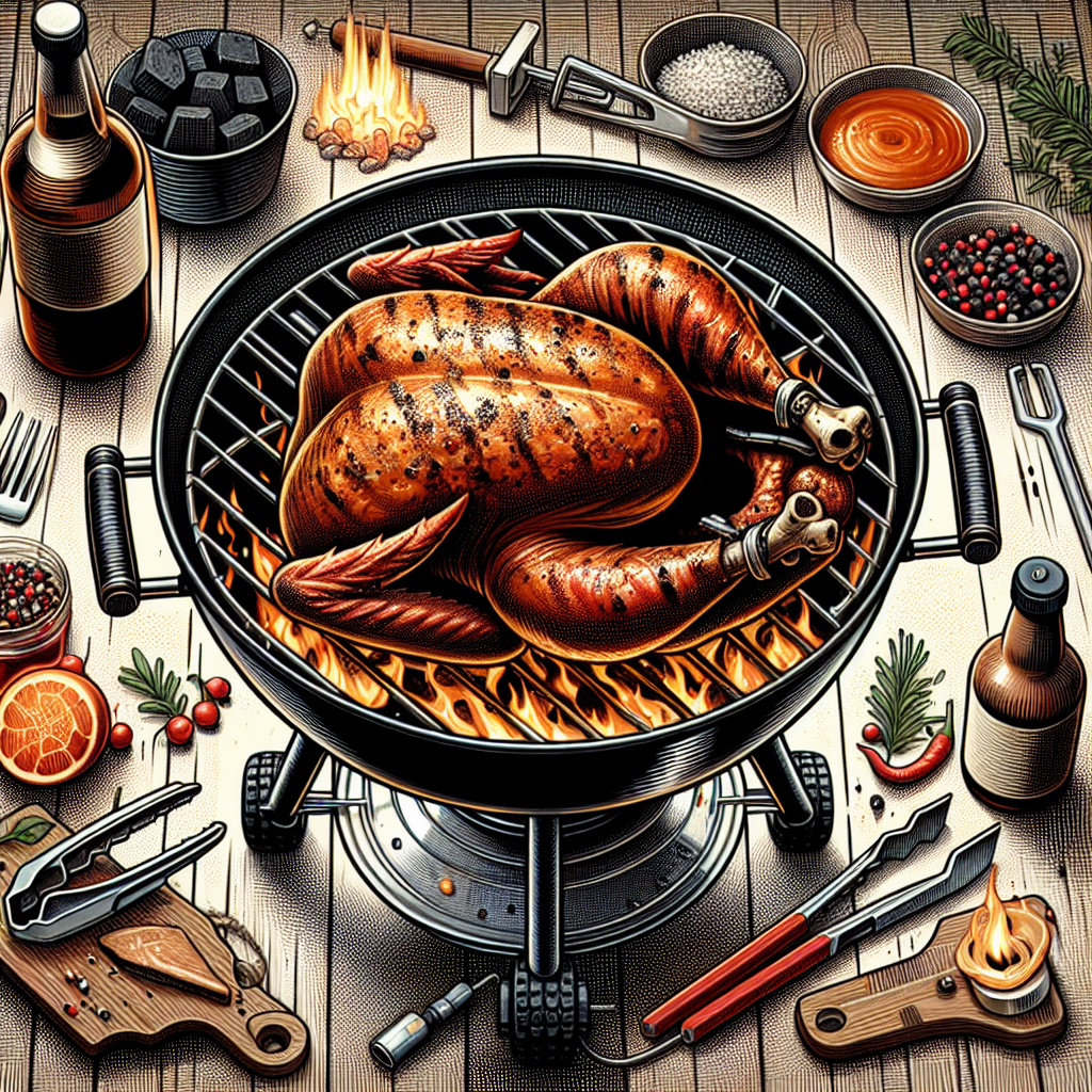 How To Grill A Turkey On A Charcoal Grill