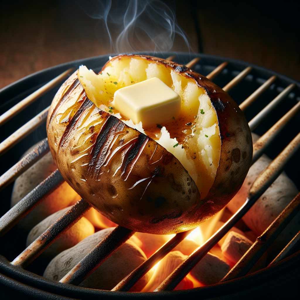 How To Grill Baked Potatoes