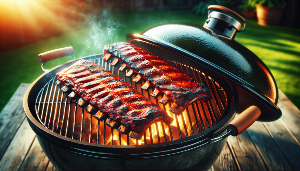 BBQ Rib Tips on the Weber Kettle