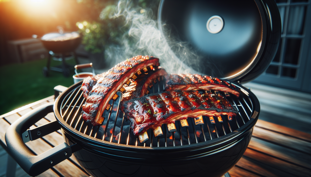 BBQ Rib Tips on the Weber Kettle