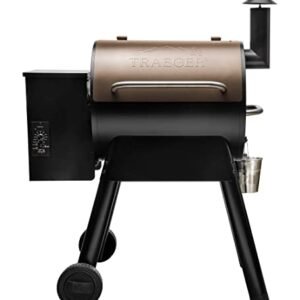 Traeger Grills Pro 22 Electric Wood Pellet Grill and Smoker, Bronze