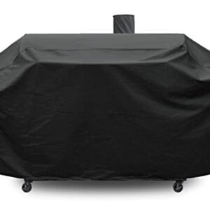 Westeco Grill Cover for Pit Boss Memphis Grill Cover Waterproof Smoke Hollow 4-in-1 Gas Charcoal Combo Grill Smoker Cover 73952 Pit Boss 4 in 1 Grill Cover Heavy Duty (PB 73952)