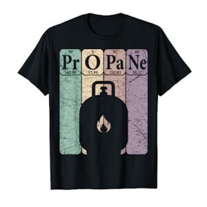 BBQ Propane Periodic Table Elements Grill BBQ Lover Barbecue T-Shirt