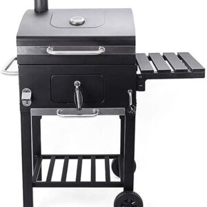 AKALNNB Portable Barbecue Charcoal Grill Household Coarse Charcoal Barbecue, Foldable Picnic Shelf in The Field is Stable and