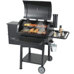 AKALNNB Portable Outdoor Cooking Charcoal Grill BBQ with Cart - Heavy Duty 53-inch - Ideal for Camping, Picnics, and Tailgating