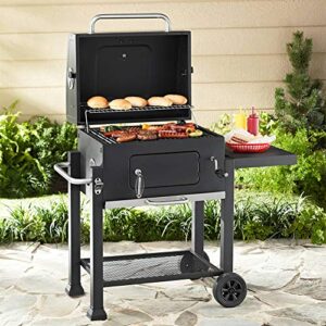 AKALNNB Charcoal Grill, Removable Small BBQ Smoker Grill, Tabletop Barbecue Charcoal Grill for Outdoor Cooking Camping Hiking Picnic