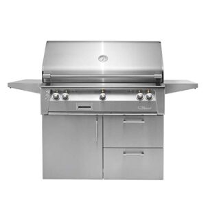 Alfresco Deluxe Freestanding Grill with Rotisserie (ALXE-42CD-LP), Propane, 42-Inch