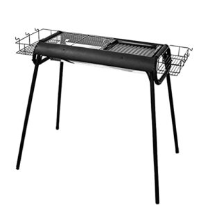 AKALNNB Barbecue Detachable Barbecue Outdoor Stainless Steel Grill Beach Camping BBQ Portable Charcoal Grill Travel Picnic Barbecue Grills