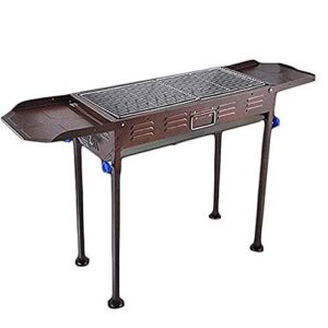 Barbecue Grill Stainless Steel Charcoal Outdoor Barbecues, Travel Beach Household Portable 1183068cm