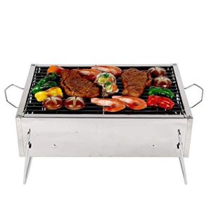 Barbecue Grill Foldable Portable Light Grill for Outdoor Barbecue Cooking Camping Hiking Picnic Party360mm