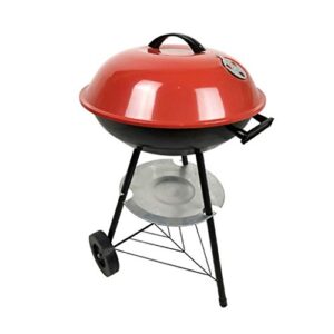 Charcoal BBQ Grill Outdoor Round BBQ Grill Backyard Garden Picnic Cooking Tools
