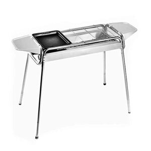 Barbecue Grill Stainless Steel Grill, Portable Stainless Steel Charcoal Grill Adapted to Party Grill753095cm