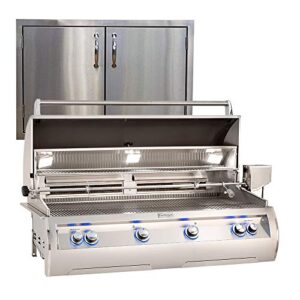 Fire Magic Echelon Diamond E1060i 48" Propane Grill w/ Analog Thermometer and MADE IN USA 36" Best of Backyard Double Door