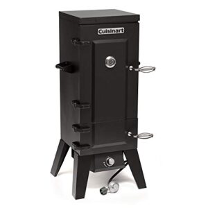 Cuisinart 36” Vertical Propane Smoker, 4 Removable Racks, Spacious BBQ Smoker with Wood & Water Trays, 15,000 BTU Heat for Smoked Meat, Brisket, Jerky & Fish, Perfect for Tailgates, Backyard & Camping