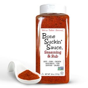 Bone Suckin' Seasoning & Rub, Original Blend, Gluten-Free, Non-GMO, Kosher, No Msg, Great Rib Rub (26 Ounce)