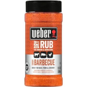 Weber Savory Barbecue Dry Rub, 13.5 Ounce Shaker