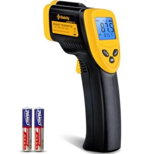 Etekcity Infrared Thermometer Laser Temperature Gun 774, Meat Food Candy Oven Thermometer for Griddle Accessories, Heat Gun for Cooking Refrigerator Tools, Yellow, -58°F to 842°F