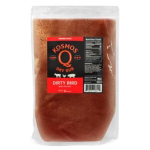 Kosmos Q Dirty Bird BBQ Rub - Bulk BBQ Rubs for Smoking & Grilling Chicken, Turkey & More - BBQ Seasoning Bag for Juicy, Flavorful Meat (16 oz)