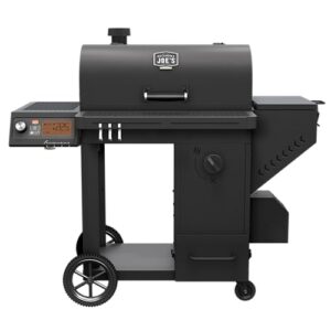 OKLAHOMA JOE'S® Tahoma™ Auto-Feed Charcoal 900 Smoker and Grill, Black Steel, 24203104