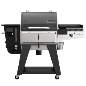 Camp Chef Woodwind Pro 24 Grill with Sidekick Flat Top - Pellet Grill & Smoker for Outdoor Cooking - Comes with WIFI Connectivity - Sidekick Compatible - 811 Sq In Total Rack Surface Area