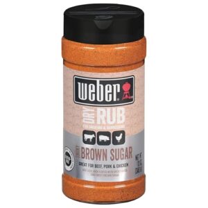 Weber Smoky Brown Sugar Dry Rub, 12 Ounce Shaker