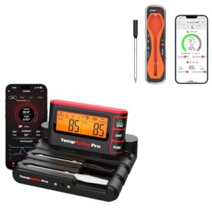 Pro Wireless Meat Thermometer+ThermoPro TempSpike 500FT Wireless Meat Thermometer