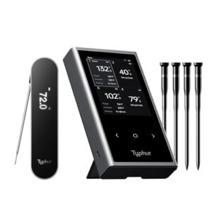 Typhur InstaProbe with Sync Quad Wireless Meat Thermometer for BBQ, Grill, Smoker, Oven, Kitchen