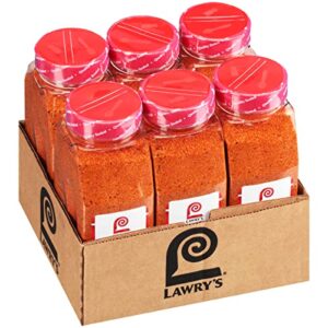 Lawry's Chipotle Cinnamon Rub, 27 oz (Pack of 6) - Six 27 Ounce Containers of Chipotle Cinnamon Rub Made of Chipotle Chili Pepper, Cinnamon, and Paprika Perfect for Burgers, Pork, and Chicken