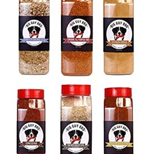 All Seasoning Combo Set of 6 Large Jars: The Notorious SPG 28oz, Espresso Rub 22oz, Windy City Salt 25oz, Original All Purpose BBQ 27oz, Chi-town Sweet & Smokey Dry Rub 23oz, 312 Cajun Voodoo 14oz