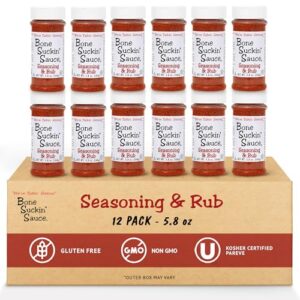 Bone Suckin' Seasoning & Rub, 5.8 oz (12 Count)
