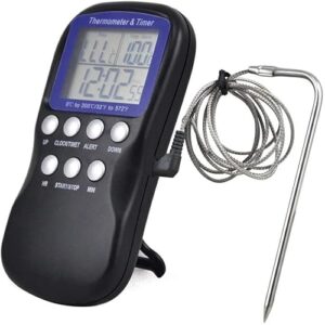 WWBMZ Professional high-Precision Digital Food Thermometer Cake Candy Fried Barbecue Food Meat Temperature Home Thermometer Long Probe