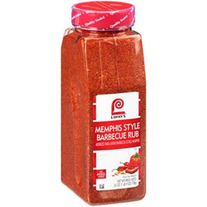 Lawrys Memphis Style Barbecue Rub, 25 Ounce -- 6 per case.