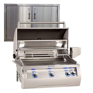 Fire Magic Echelon Diamond E660i 30" Propane Grill w/Analog Thermometer and MADE IN USA 30" Best of Backyard Double Door
