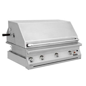 Solaire 42" Built In Grill, 2 Ir Burners, 1 Conv. Burner+Rear Ir+Rotis, Lp