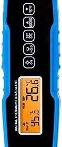 CAFFIA Digital Meat Thermometer, Food Thermometer Instant Read for Grilling, Digital Thermometer with Backlight Alarm Function for Outdoor BBQ, Cooking, Party