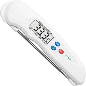 YOUOOK Digital Instant Read Meat Thermometer for Grilling Waterproof Kitchen Food Thermometer with Calibration & Backlight Smoker Oil Fry Candy Thermometer
