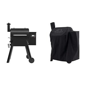 Traeger Grills Pro Series 575 Wood Pellet Grill and Smoker with BAC503 575/22 Series Full Length Grill Cover