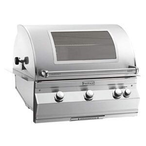 Fire Magic Aurora A660i Built-In Gas BBQ Grill with Analog Thermometer and Magic View Window - Propane - A660i-8EAP-W