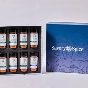 Savory Spice: The Ultimate BBQ & Smoking Collection - Gift Set of BBQ Rubs & Smoking Spices for Beef, Chicken, Pork & Seafood (8-Jar Box)