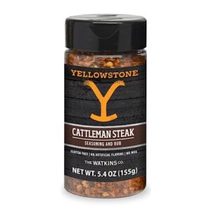 Yello​wstone Seasoning Cattleman Steak Rub 5.4 oz (Pack of 6)