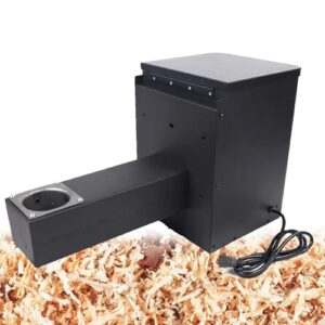Gqudyi Pellet BBQ Smoker Hopper Assembly Kit, Knob Type Digital Temperature Controller, Electric Wood Pellet Smoker Grill Part, for Grill Smoke Bake Roast Braise