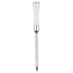 BtcLink 1.97inch Length Wireless Meat Thermometer, 777FT Bluetooth Remote Range, 3.9mm Ultra-Thin Probe for Kitchen/Smoker/Grill/Oven (White)
