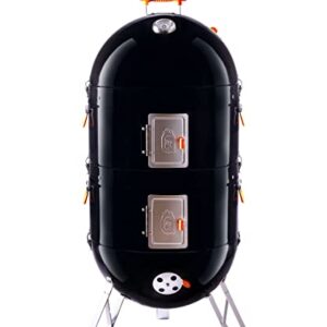 ProQ BBQ Smoker (Excel V4) - 4in1 Charcoal Meat Smoker BBQ - Outdoor Smokers and Grills - BBQ with Smoker